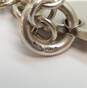 Artisan 925 Chunky Heart Tag Charm Cable Chain Toggle Bracelets Variety 55g image number 6