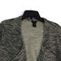 Womens Multicolor Knitted Long Sleeve Open Front Cardigan Sweater Size L image number 3