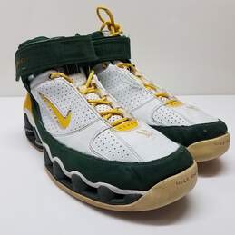 Nike Shox Vashon 43 Men's Sneakers White/Green/Yellow Size 13