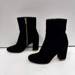 Michael Kors Black Velvet Slip On Boots Women's Size 10 alternative image