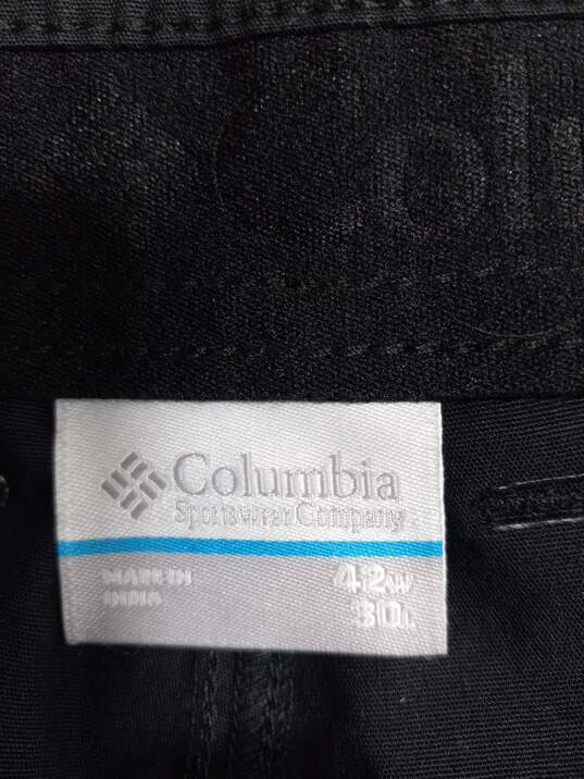 Men's Black Columbia Pants Size 42x30 image number 3