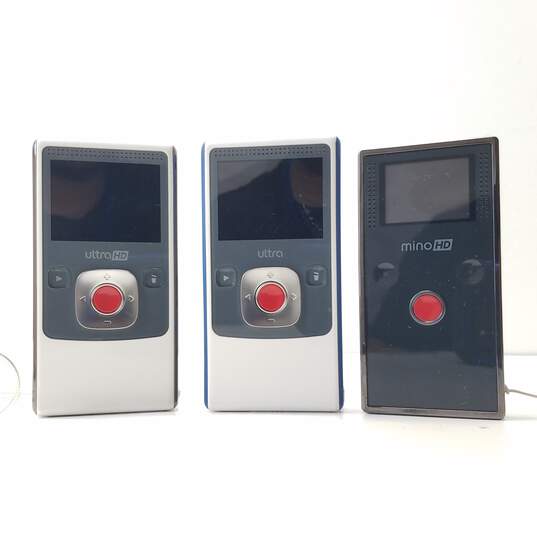 Flip Video Pocket Camcorders Lot of 3 image number 4