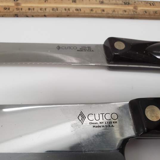 Collection of 4 Cutco Variety Kitchen Knives w/Plastic Wall Case image number 5