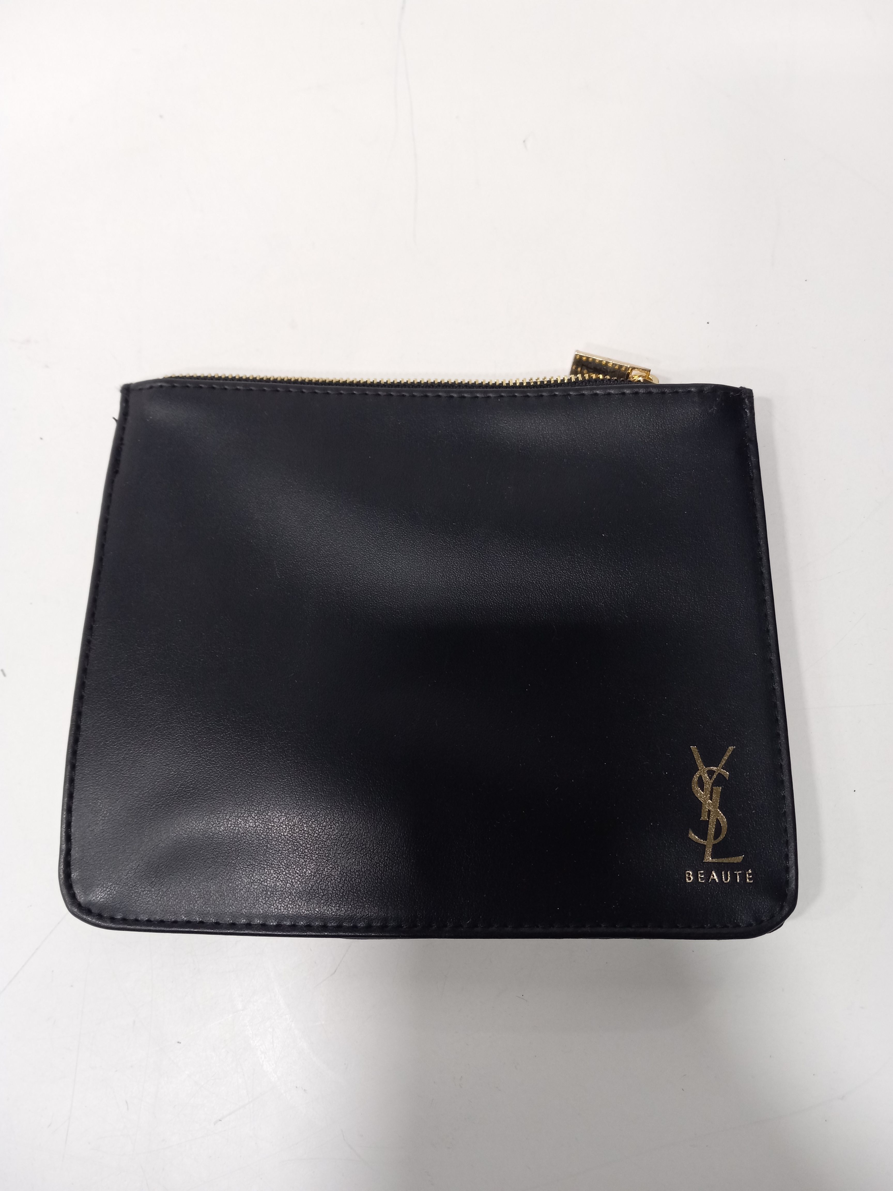 Japanese magazine gift YSL black Clutch bag with zipper – JapanHandbag
