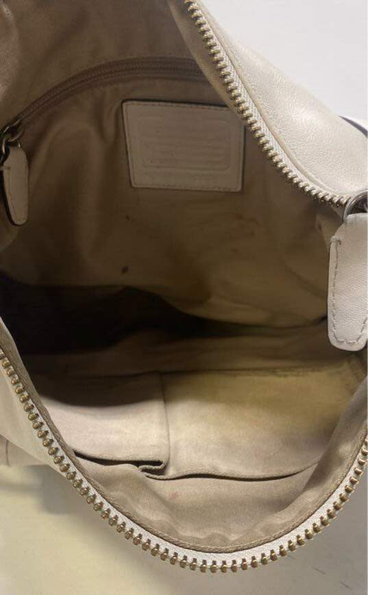 COACH 22381 Legacy Courtney Ivory Leather Shoulder Tote Bag image number 4