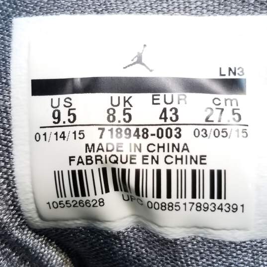 Jordan Future Low Grey Mist Men's Athletic Sneaker Size 9.5 image number 8