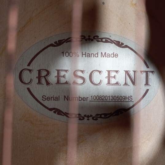 Crescent Acoustic Guitar w/ Soft Case image number 5