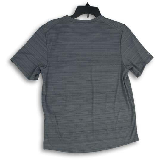 NWT Nike Mens Gray Dri-Fit Crew Neck Short Sleeve Running Pullover T-Shirt Sz S image number 2