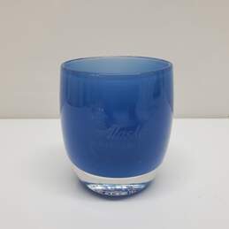 Glassybaby Votive Candle Holder with Engraved-ALASKA AIRLINES