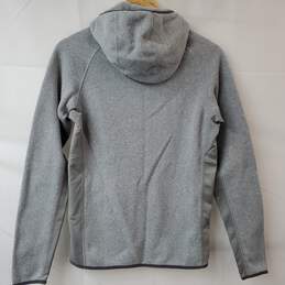 Patagonia Gray Fleece Full Zip Hooded Jacket Men's SM alternative image