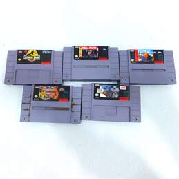 5ct Super Nintendo SNES Game Lot