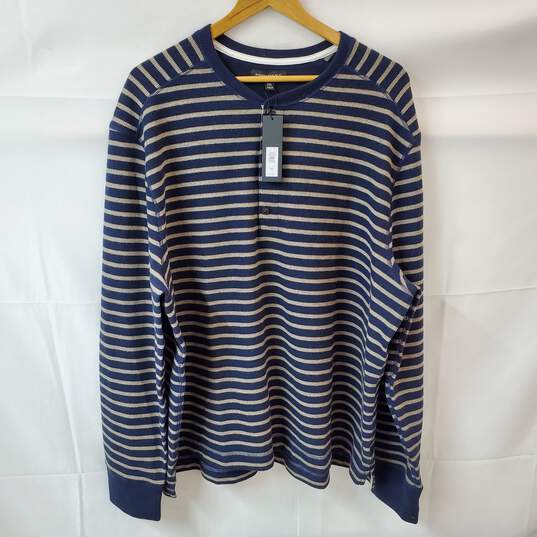 Banana Republic Oversized Striped Knit Top XXL with Tags image number 1