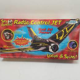 Estes Sky Rangers Radio Control Jet-Black-SOLD AS IS, UNTESTED,  FOR PARTS OR REPAIR