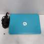 Teal Blue HP Chromebook Model 14-q03wm image number 1