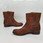 FRYE Anna Shortie Women's Brown Leather Ankle Boot US Size 7.5M image number 3