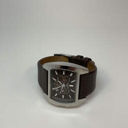 Designer Diesel DZ4138 Brown Strap Stainless Steel Quartz Analog Wristwatch