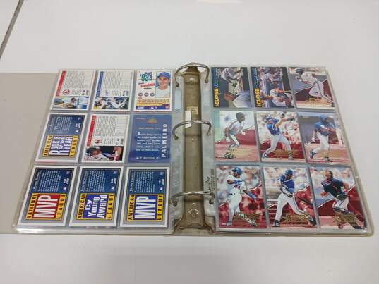 Bundle Of 3 Binders With MLB & NFL Sports Trading Cards image number 3