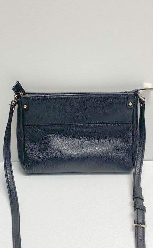 Kate Spade Black Leather Zip Crossbody Bag image number 2