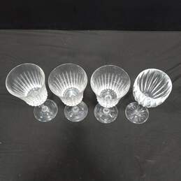Steelite International Heavy Cut Crystal Goblet Glasses Set of 3 alternative image