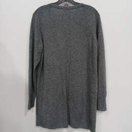 Pure Women's Gray Cashmere Cardigan Style Sweater Size 12 alternative image