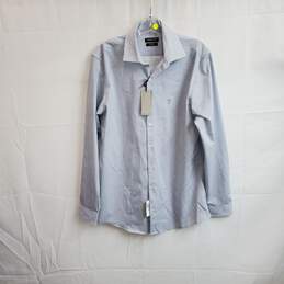 Kenneth Cole New York Blue & White Dress Shirt MN Size 15.5 34/35