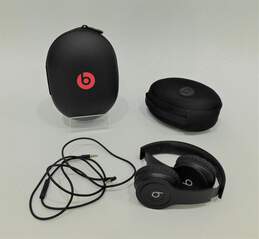 Beats By Dr. Dre Solo HD Black Over-Ear Headphones W/ Cord Tested & Functioning