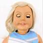 American Girl Doll Blonde Hair Blue Eyes Cheer Outfit image number 3