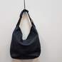 Cole Haan Black Pebbled Leather Bucket Hobo Shoulder Tote Bag image number 1