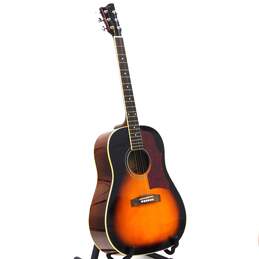 Jay Turser Brand jTA-49/VS Model Wooden 6-String Acoustic Guitar w/ Hard Case alternative image