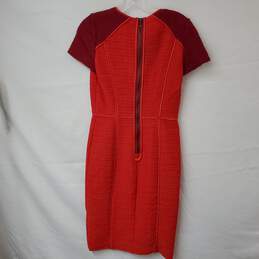 MAEVE Red Bodycon Midi Dress Women's 4 alternative image