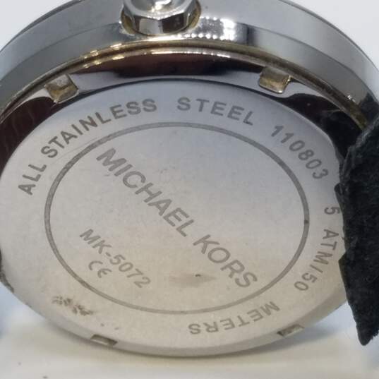 Michael Kors MK5072 MOP 39mm Quartz Leather Watch 57.0g image number 8
