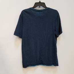 Mens Gray Cotton Round Neck Short Sleeve Chest Pocket T-Shirt Size Medium alternative image