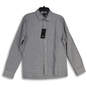 NWT Mens Gray Spread Collar Long Sleeve Button-Up Shirt Size X-Large image number 1