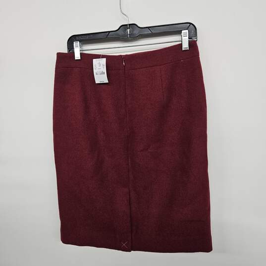 J. CREW Red Pencil Skirt image number 1
