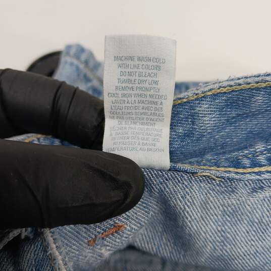 American Eagle Women's Denim Cut-Off Jeans Size 8 image number 5
