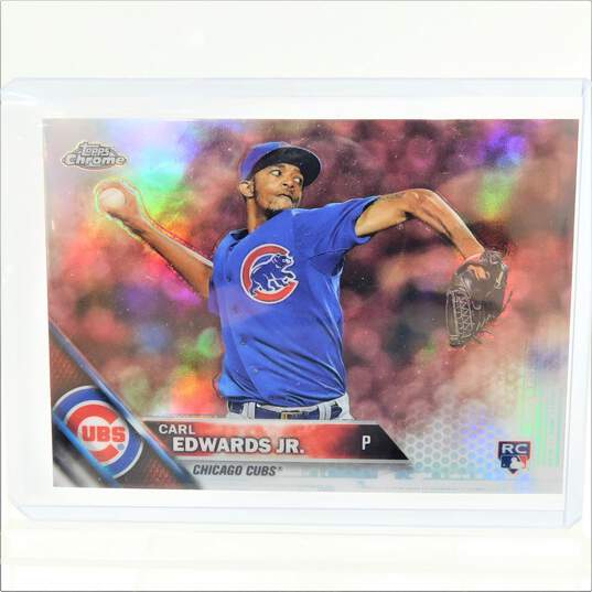 Carl Edwards Jr Rookie Cards Topps Chrome/Bowman Chrome Chicago Cubs image number 2