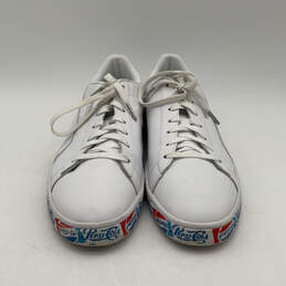 Mens Basket X Pepsi II 368463 02 White Lace Up Low Top Sneaker Shoes Sz 12 alternative image