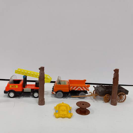 Vintage Playmobil Trucks & Totem Poles Assorted Lot image number 3