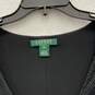 Lauren Ralph Lauren Womens Black Sparkle Pleated Sleeveless Shift Dress Size 14 image number 3