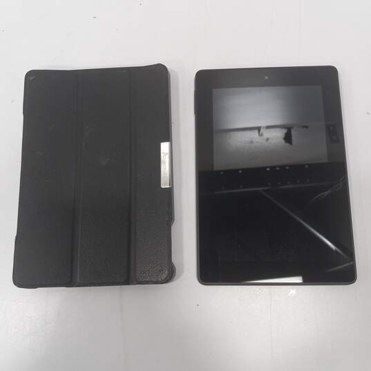 Amazon Fire HD 7 Tablet Model SQ46CW In Black Case image number 1