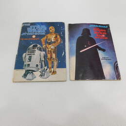 2 Vintage Star Wars Empire Strikes Back Storybook and R2D2