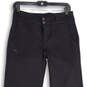 Womens Blue Flat Front Slash Pocket Bootcut Leg Ankle Pants Size 27 image number 3