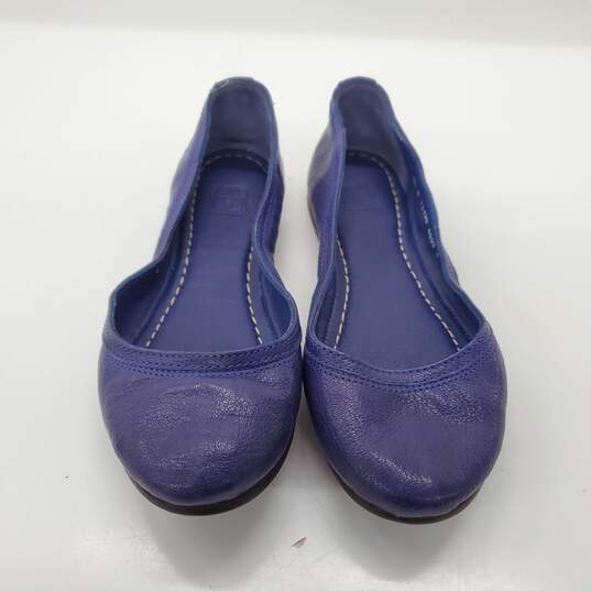 Frye Women's 'Carson' Blue Leather Flats Size 6.5B image number 1