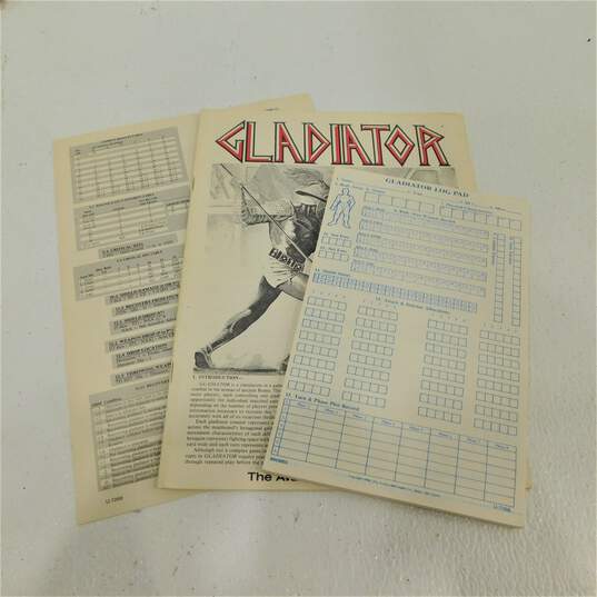 Vintage 1981 Gladiator Board Game By Avalon Hill image number 4