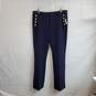Gap Navy Blue Military Inspired Straight Leg Pant WM Size 14 image number 1