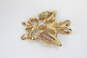 10K Yellow Gold Diamond Accent Butterfly Pendant image number 3