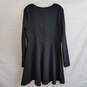 Lulus black long sleeve fit and flare dress XL nwt image number 2