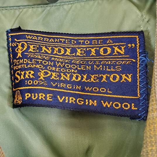 Pendleton Men Green Check Flannel L image number 3