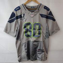 Nike Seattle Seahawks NFL Super Bowl #80 Steve Largent Jersey Men's 48