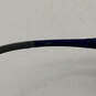 Mens Blue Black Frame Semi Rim UVA Protection Shield Sunglasses image number 5